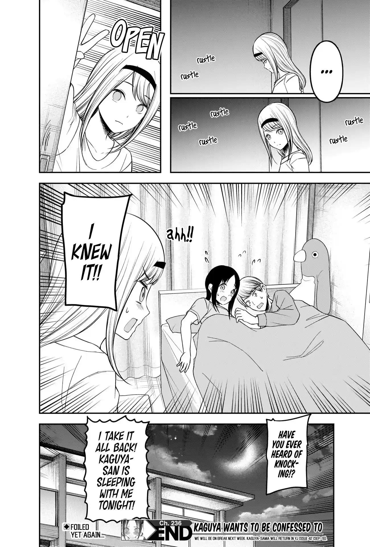 Kaguya-sama wa Kokurasetai – Tensai-tachi no Renai Zunousen Chapter 236