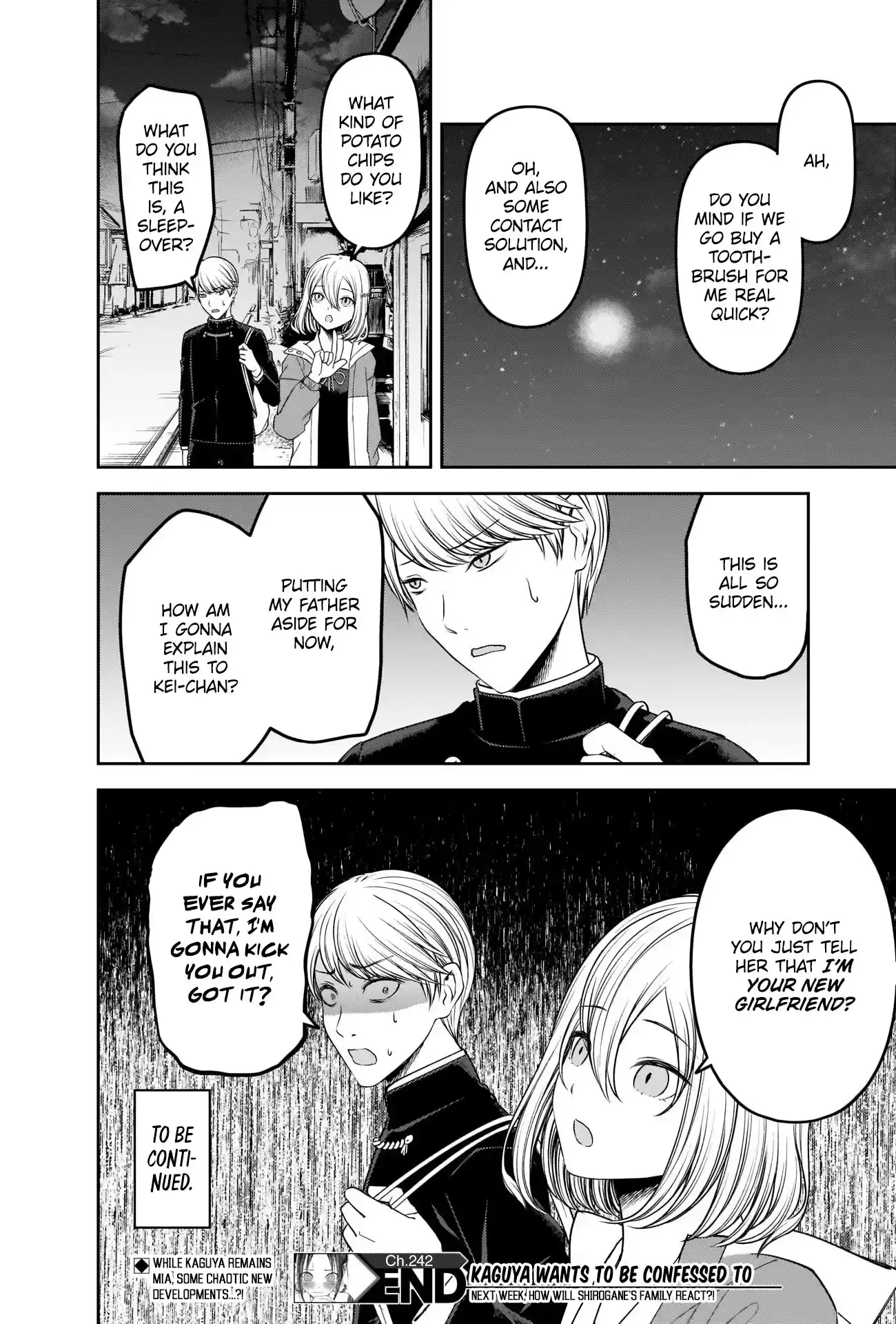 Kaguya-Sama Wa Kokurasetai - Tensai-Tachi No Renai Zunousen Chapter 242