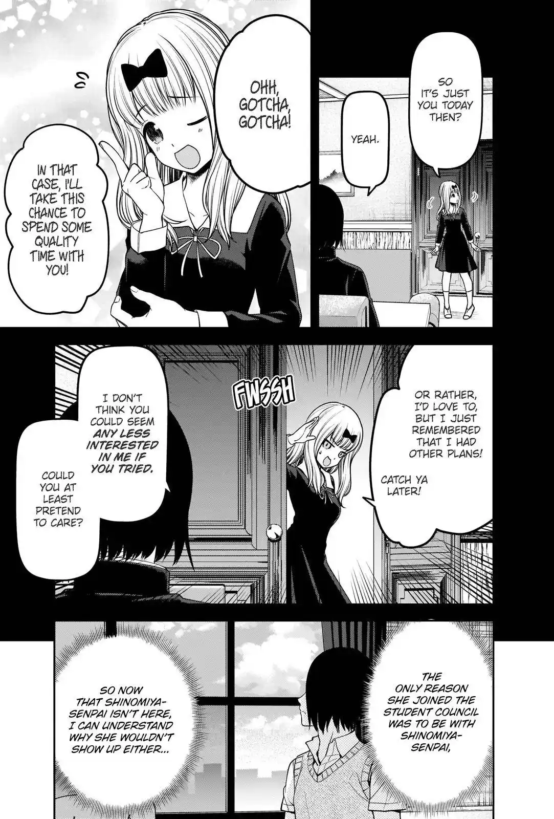 Kaguya-sama wa Kokurasetai – Tensai-tachi no Renai Zunousen Chapter 244