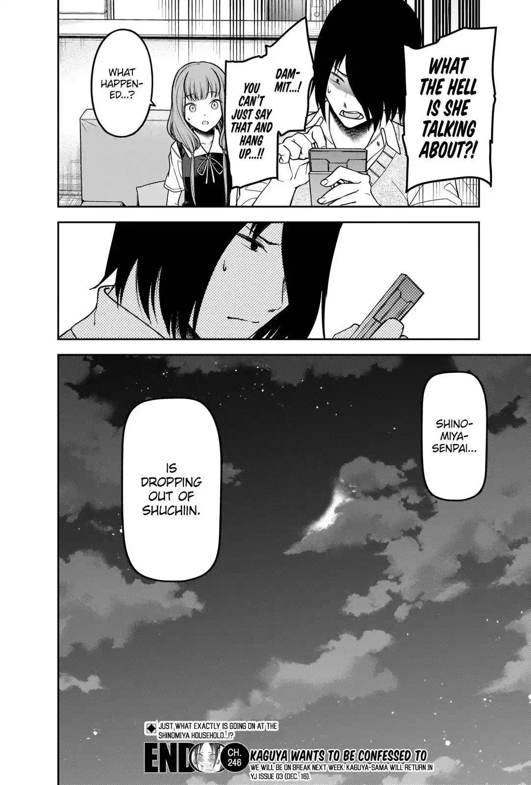 Kaguya-sama wa Kokurasetai – Tensai-tachi no Renai Zunousen Chapter 246