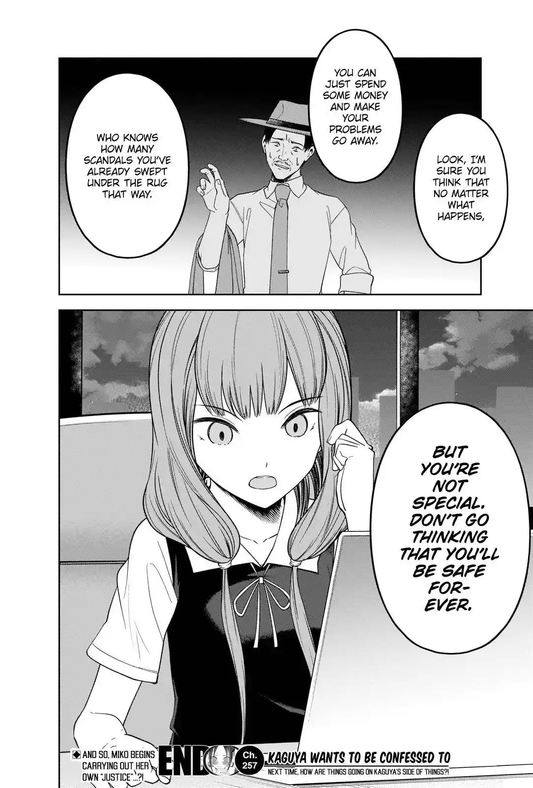 Kaguya-sama wa Kokurasetai – Tensai-tachi no Renai Zunousen Chapter 257