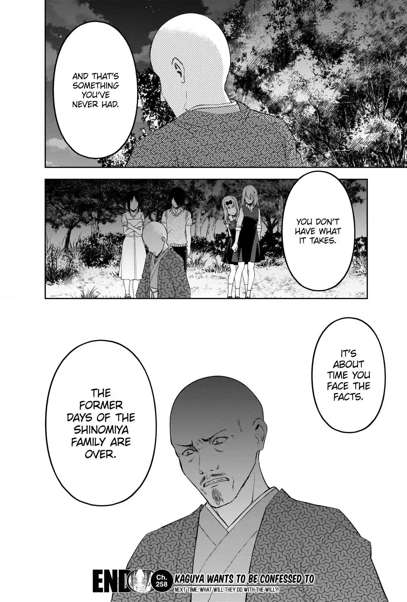 Kaguya-sama wa Kokurasetai – Tensai-tachi no Renai Zunousen Chapter 258