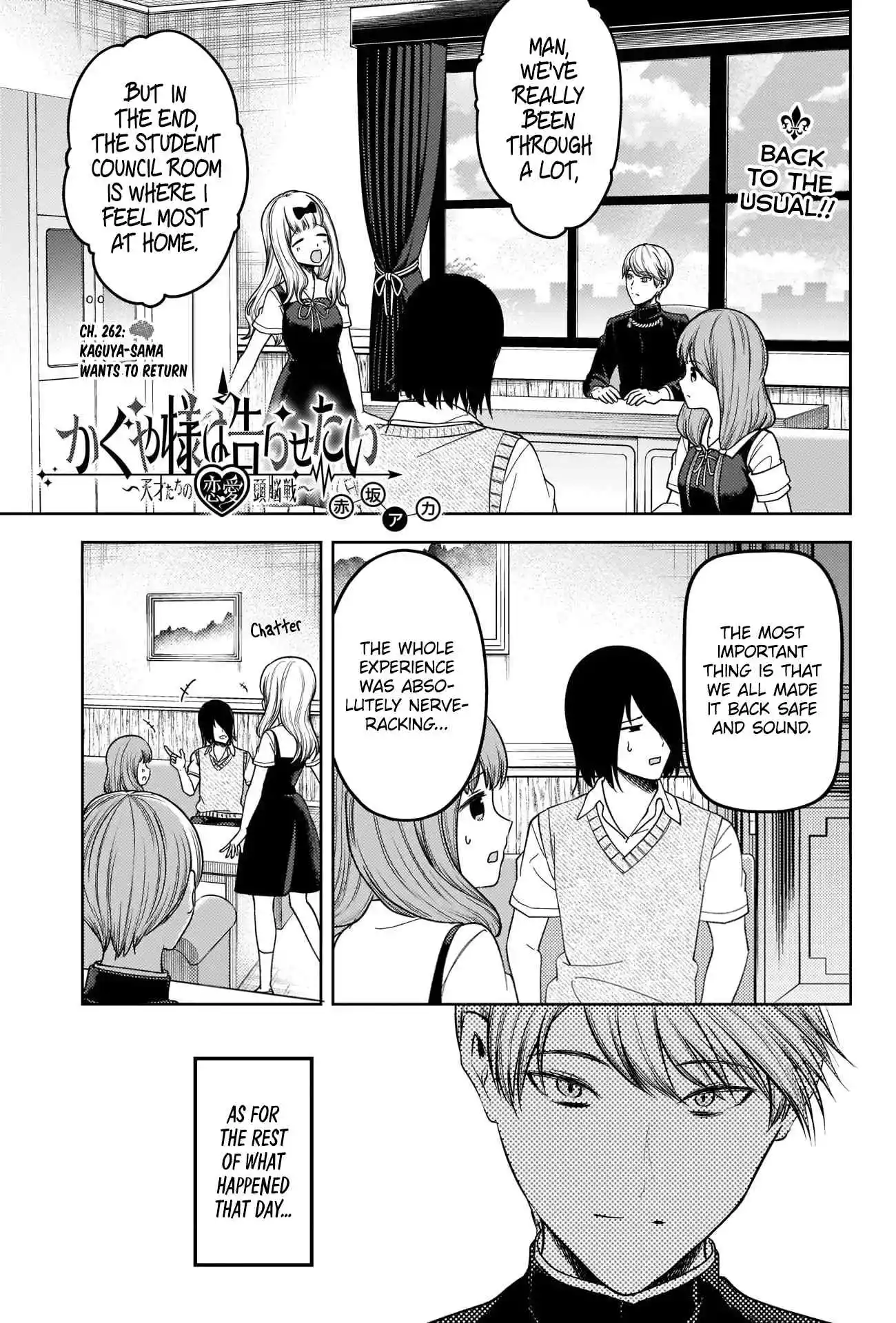 Kaguya-Sama Wa Kokurasetai - Tensai-Tachi No Renai Zunousen Chapter 262
