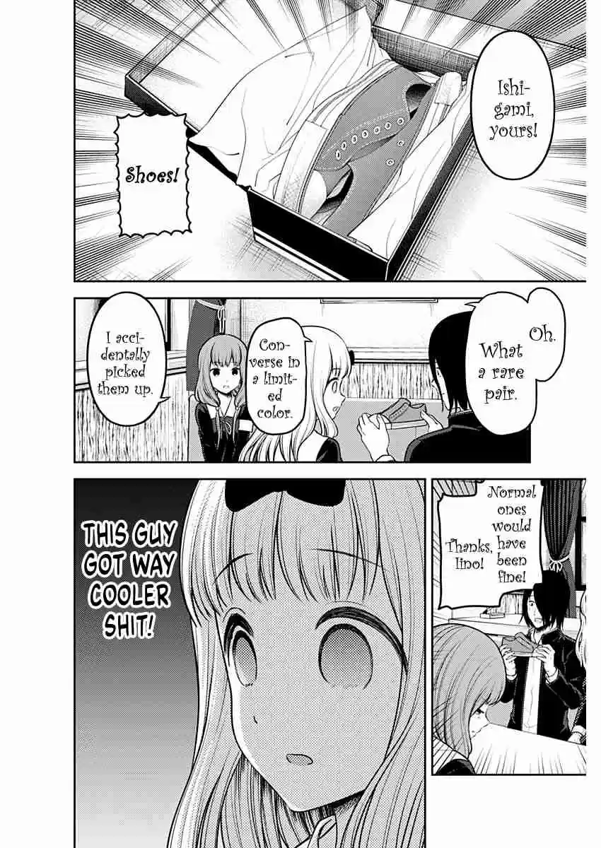Kaguya Wants to be Confessed To: The Geniuses' War of Love and Brains Ch. 200 Fujiwara Chika Wants to Celebrate