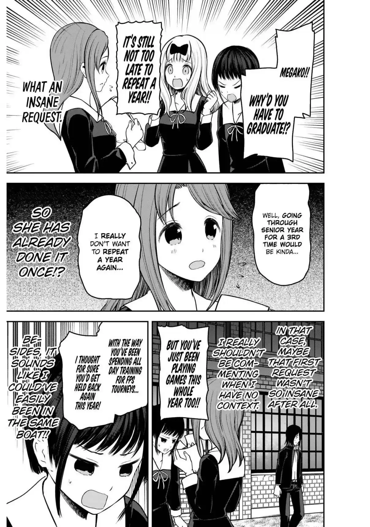 Kaguya Wants to be Confessed To: The Geniuses' War of Love and Brains Ch. 202 Shuchiin Academy Wants to See Them Off