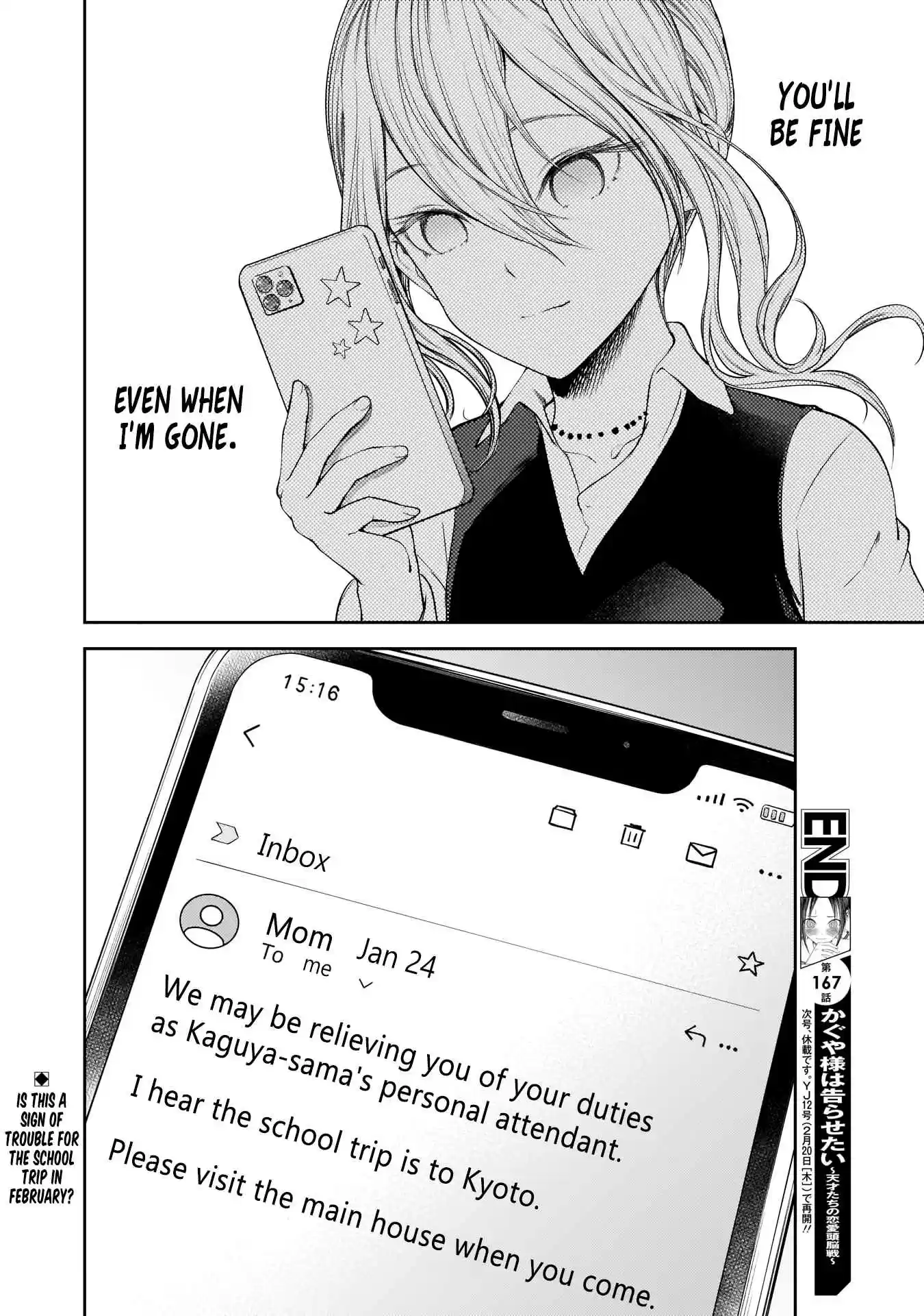 Kaguya Wants to be Confessed To: The Geniuses' War of Love and Brains Ch.177