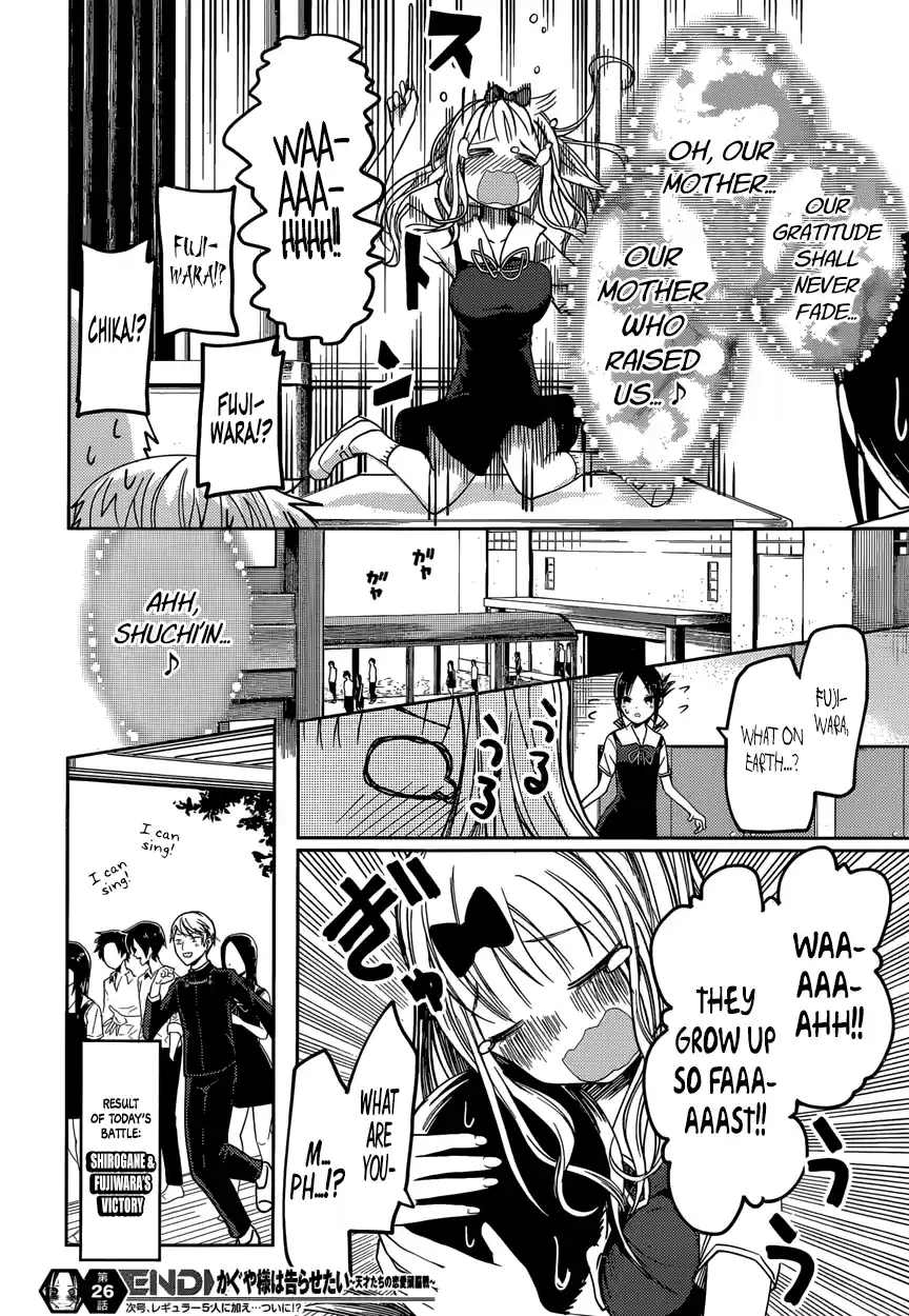 Kaguya Wants to be Confessed To: The Geniuses' War of Love and Brains Vol.4 Ch.36