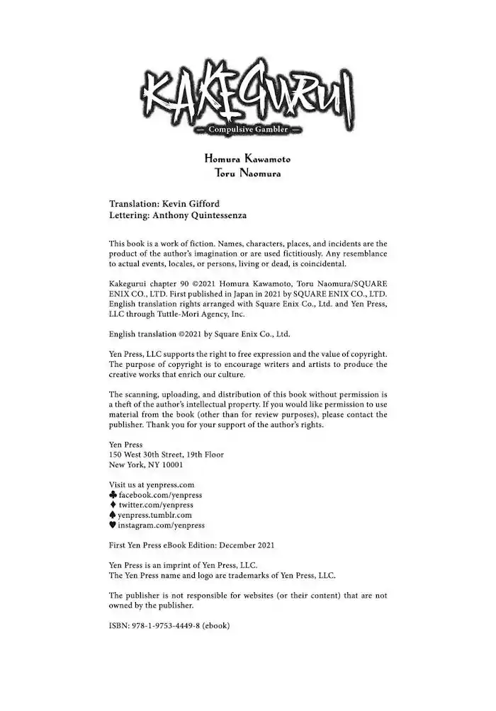 Kakegurui Chapter 90