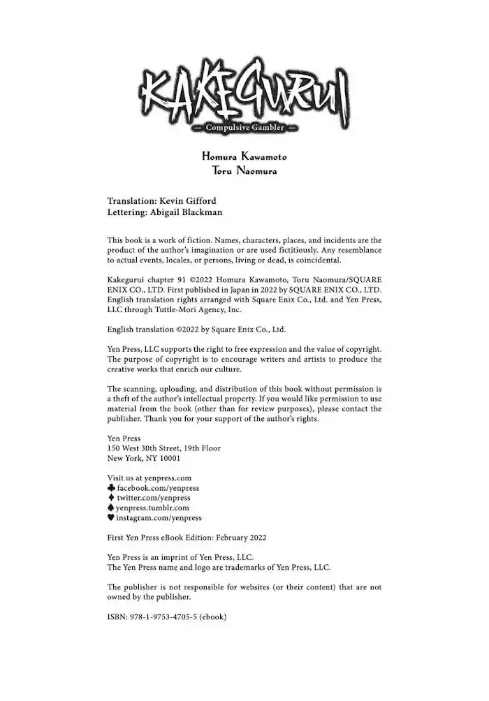 Kakegurui Chapter 91