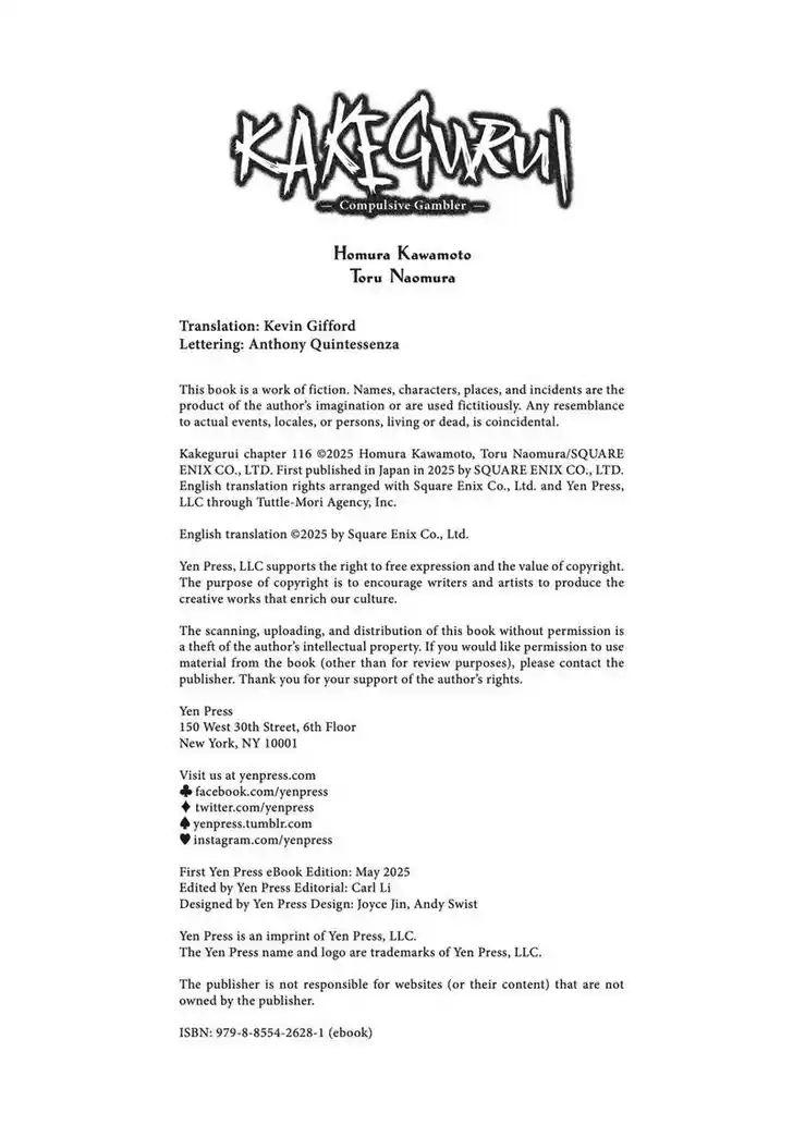 Kakegurui Vol.11 Ch.116