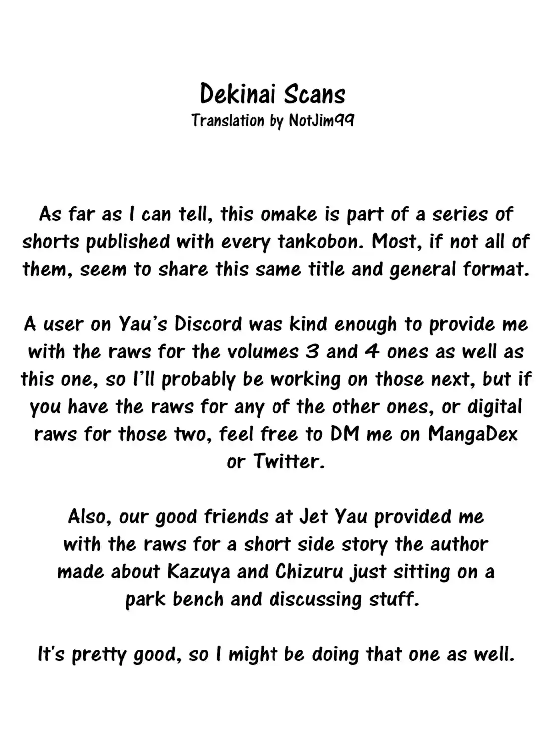 Kanojo, Okarishimasu 41.5