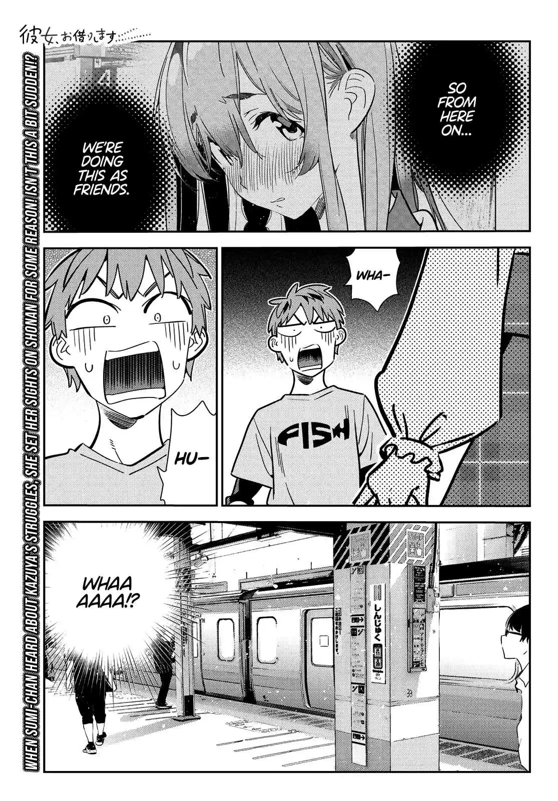 Kanojo, Okarishimasu Ch. 155 The Girlfriend and the Sudden Trip