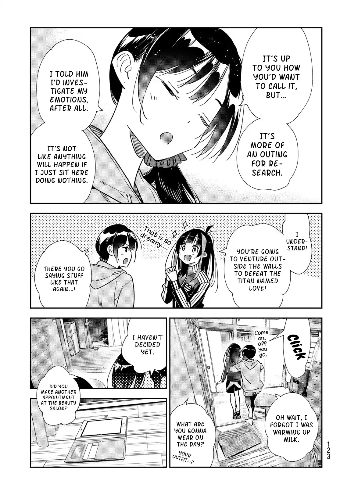 Kanojo, Okarishimasu Chapter 317
