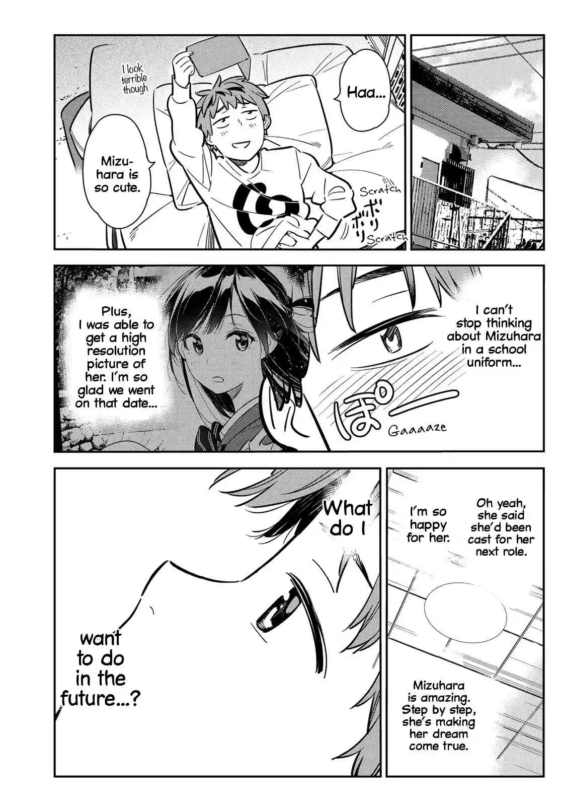 Kanojo, Okarishimasu Vol. 10 Ch. 83 The Girlfriend, Visiting the Parents, and Kiss 1