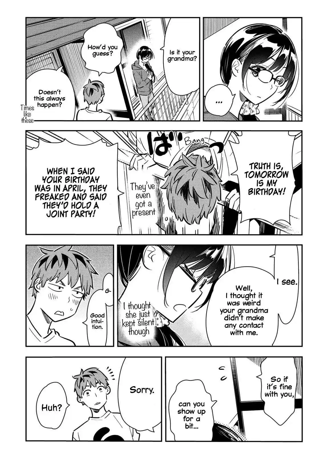 Kanojo, Okarishimasu Vol. 10 Ch. 83 The Girlfriend, Visiting the Parents, and Kiss 1