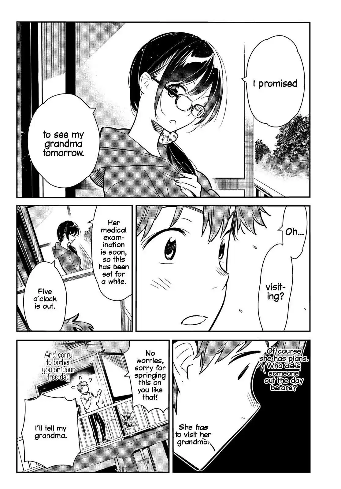 Kanojo, Okarishimasu Vol. 10 Ch. 83 The Girlfriend, Visiting the Parents, and Kiss 1