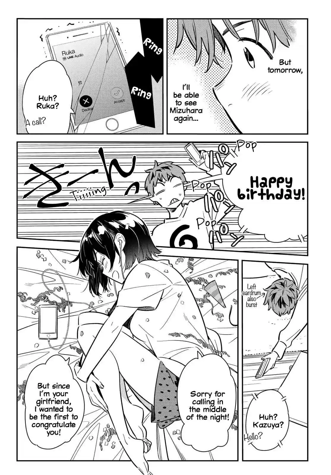 Kanojo, Okarishimasu Vol. 10 Ch. 83 The Girlfriend, Visiting the Parents, and Kiss 1