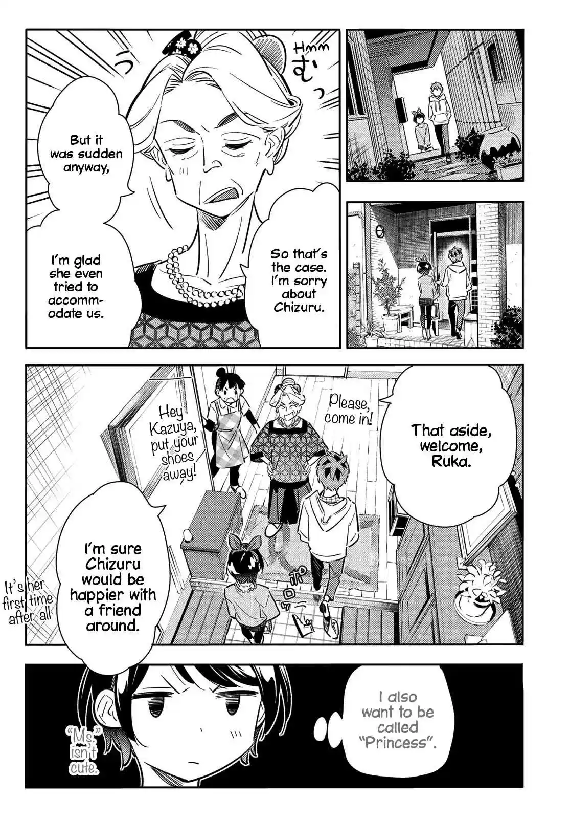 Kanojo, Okarishimasu Vol. 10 Ch. 84 The Girlfriend, Visiting the Parents, and Kiss 2