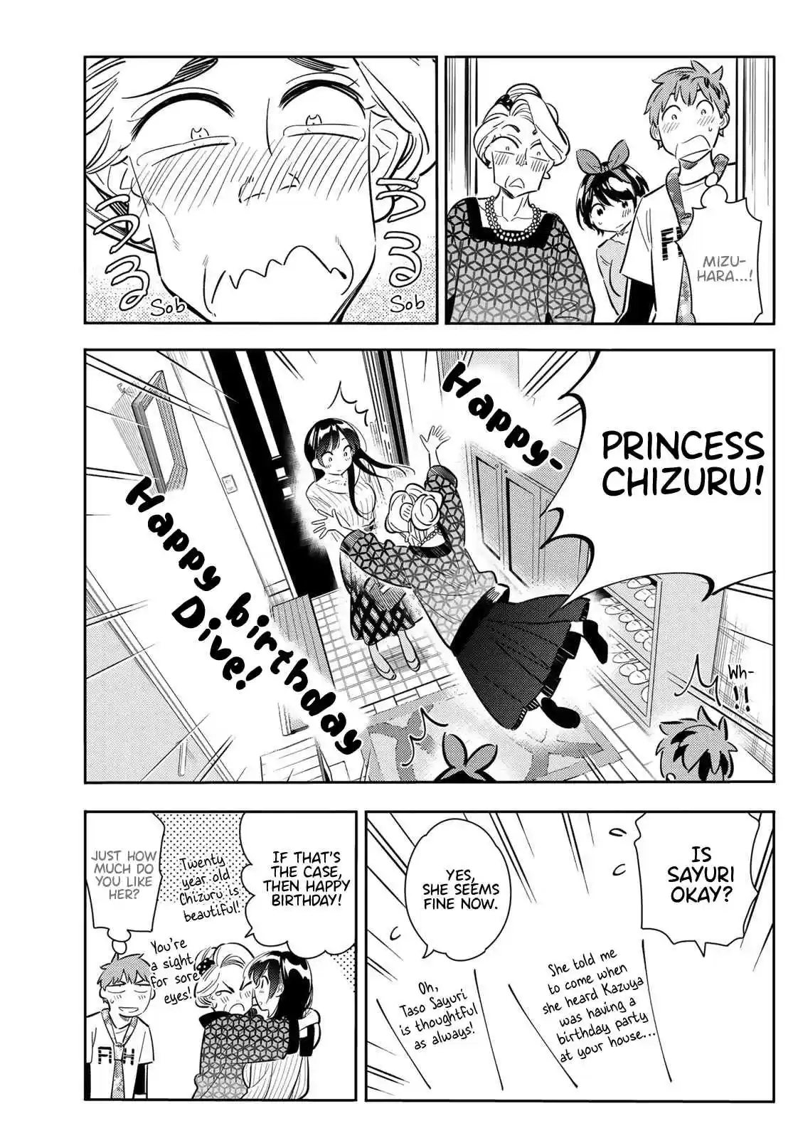 Kanojo, Okarishimasu Vol. 10 Ch. 87 The Girlfriend, Visiting the Parents, and Kiss 5