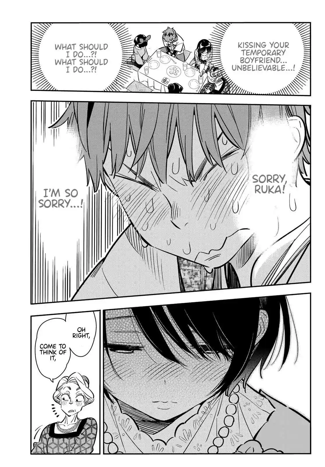 Kanojo, Okarishimasu Vol. 10 Ch. 89 The Girlfriend, Visiting the Parents, and Kiss 7