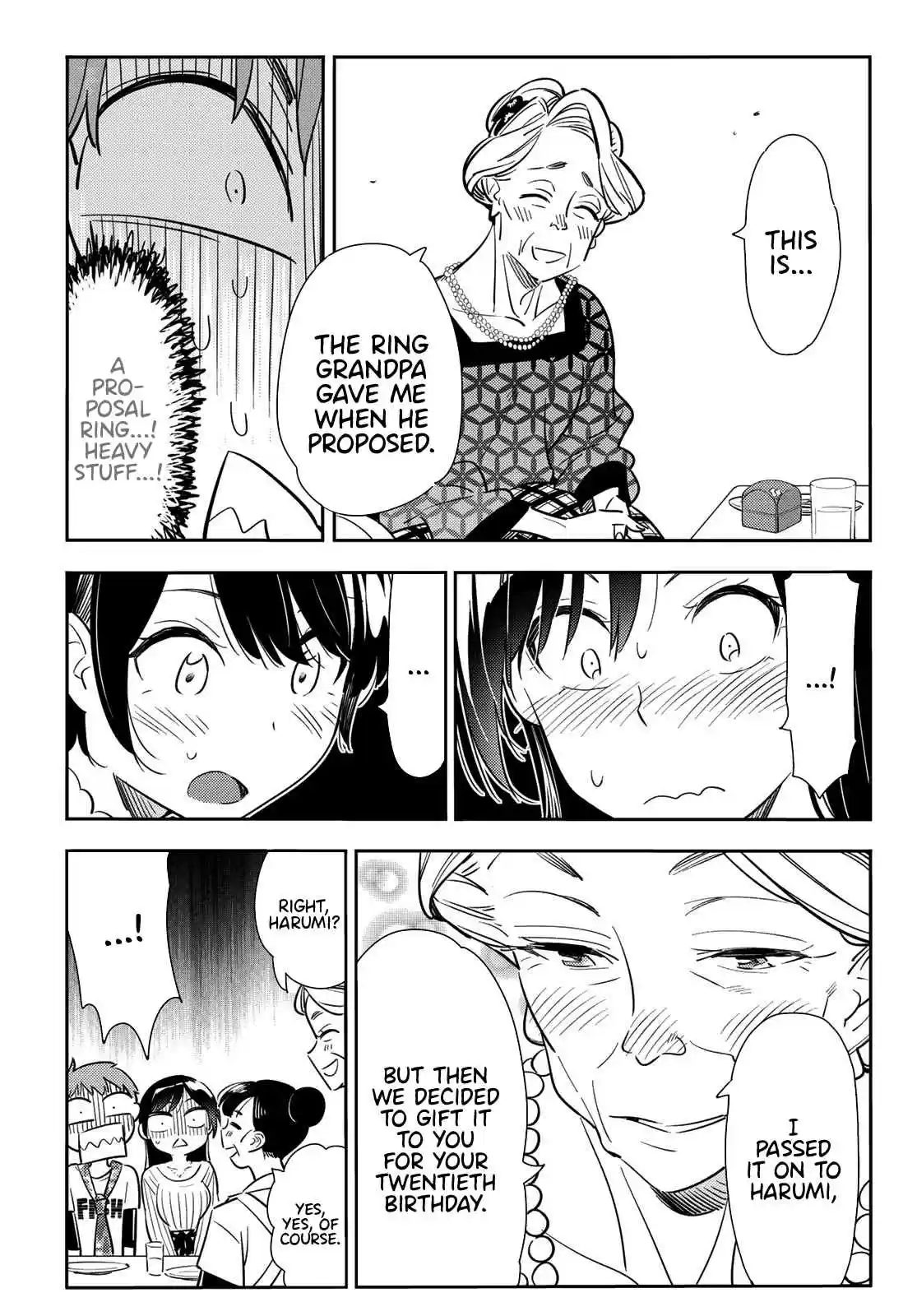 Kanojo, Okarishimasu Vol. 10 Ch. 89 The Girlfriend, Visiting the Parents, and Kiss 7