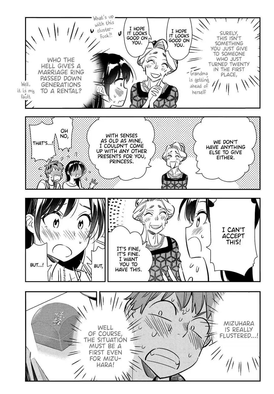 Kanojo, Okarishimasu Vol. 10 Ch. 89 The Girlfriend, Visiting the Parents, and Kiss 7