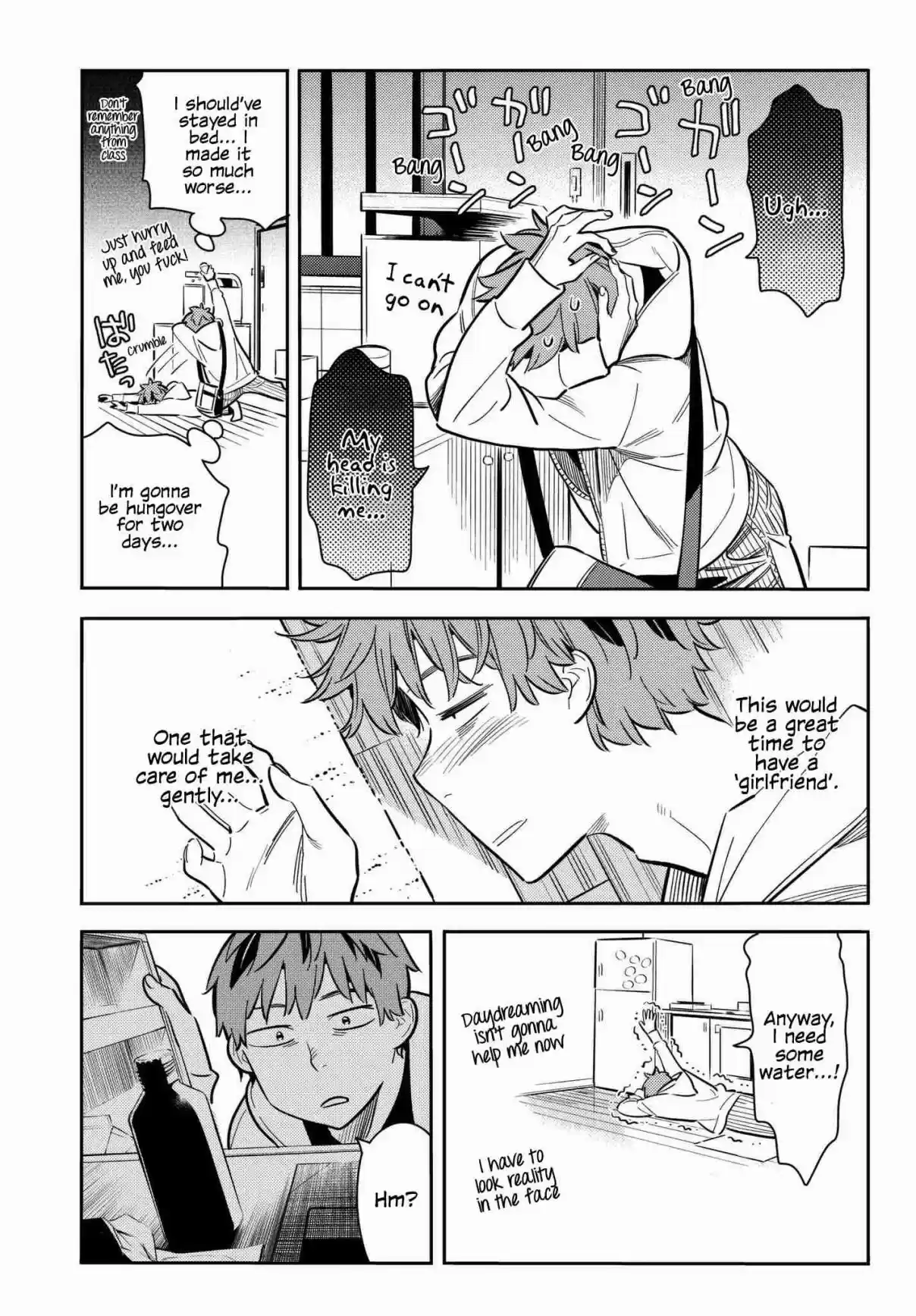 Kanojo, Okarishimasu Vol. 9 Ch. 74 The Hangover and the Girlfriend