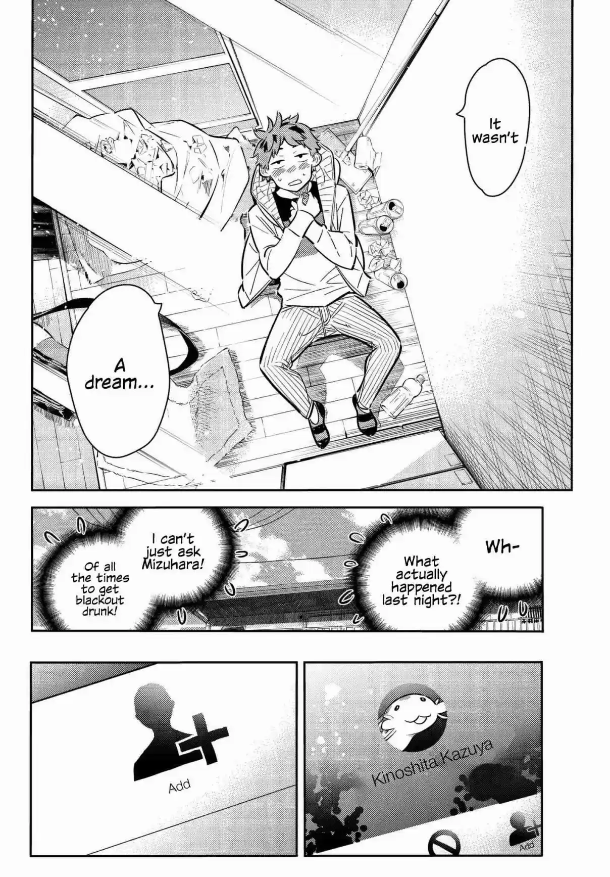 Kanojo, Okarishimasu Vol. 9 Ch. 74 The Hangover and the Girlfriend