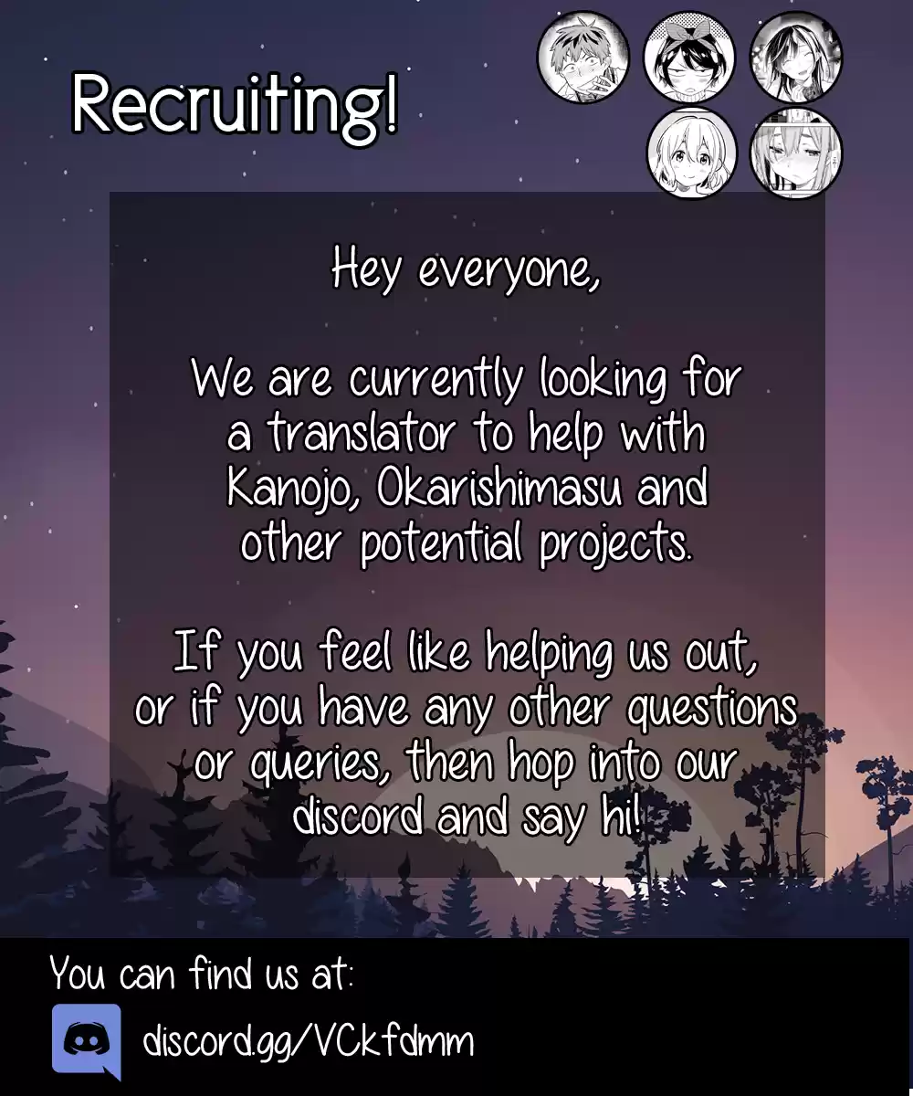 Kanojo, Okarishimasu Vol.13 Chapter 107: The Girlfriend, And Room 203