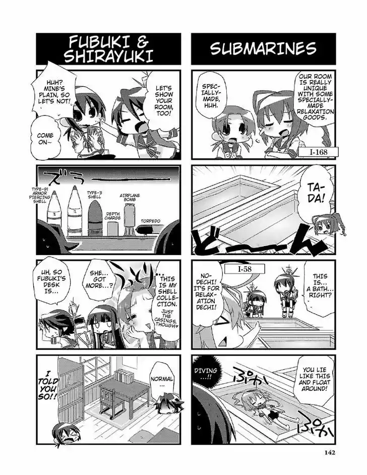 Kantai Collection - Kankore - 4-koma Comic - Fubuki, Ganbarimasu! 14.5
