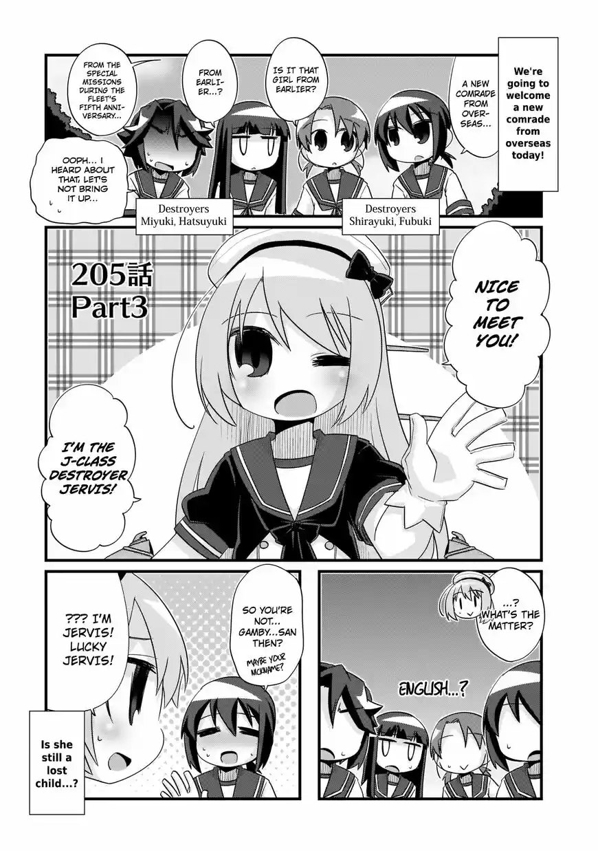 Kantai Collection - Kankore - 4-koma Comic - Fubuki, Ganbarimasu! ch.205