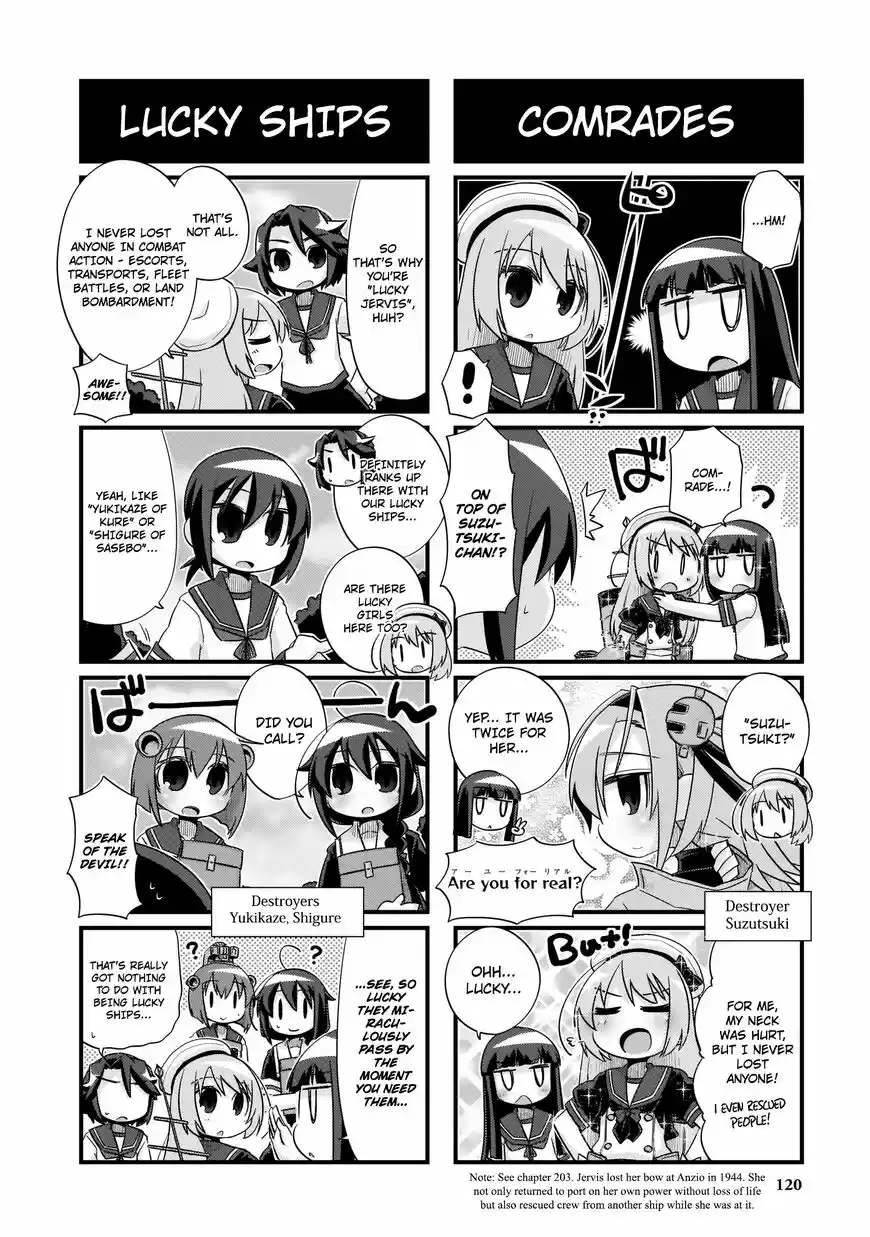 Kantai Collection - Kankore - 4-koma Comic - Fubuki, Ganbarimasu! ch.205