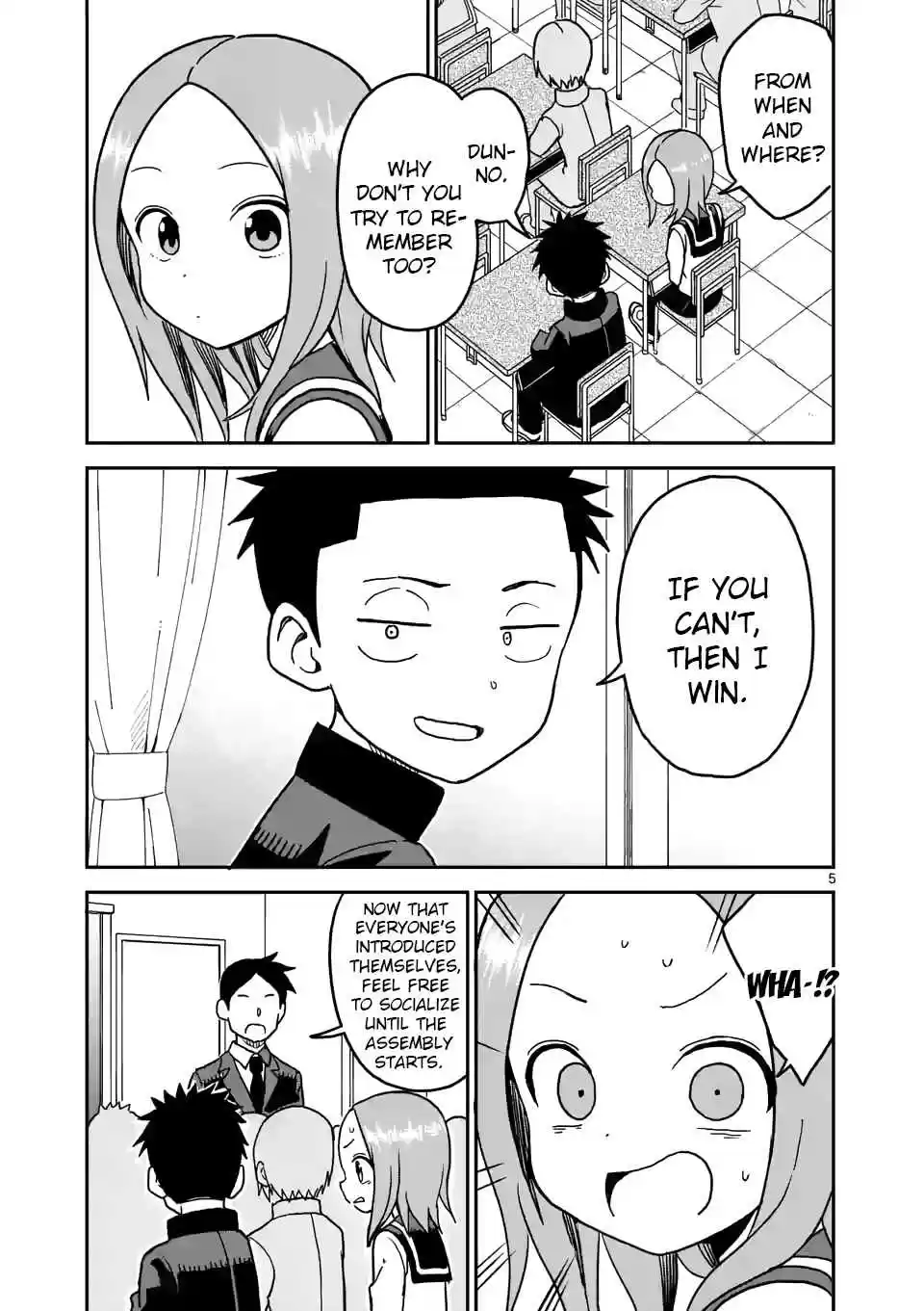 Karakai Jouzu no (Moto) Takagi san Ch. 100