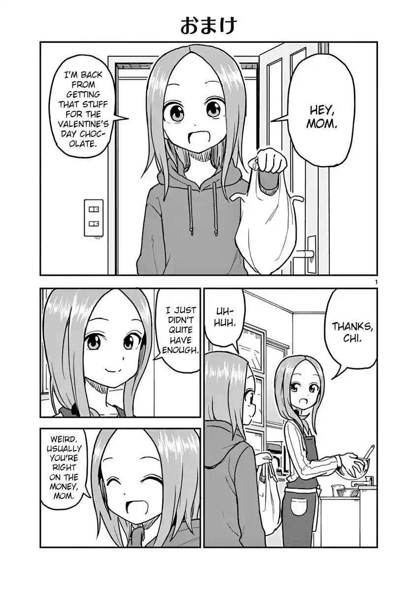 Karakai Jouzu no (Moto) Takagi san Ch. 106.5 Volume 8 Omake Chapter