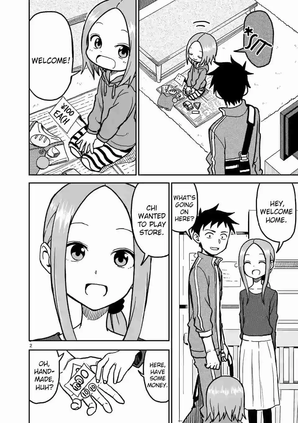 Karakai Jouzu no (Moto) Takagi san Ch. 111