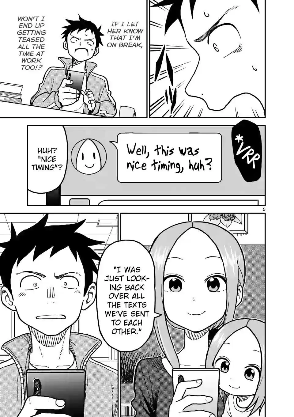 Karakai Jouzu no (Moto) Takagi san Ch. 113