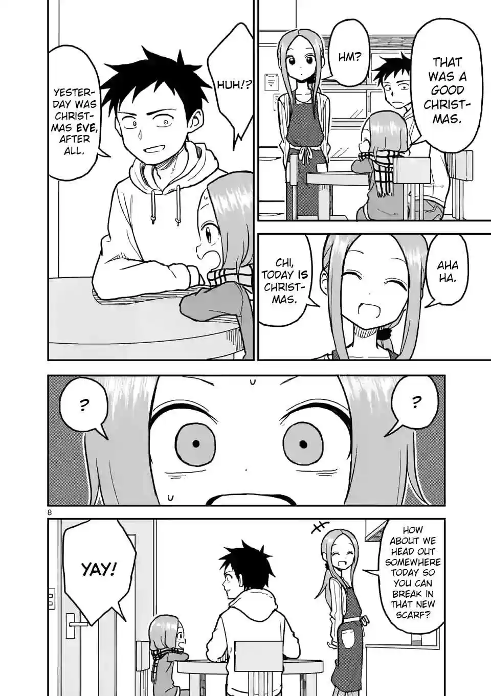 Karakai Jouzu no (Moto) Takagi san Ch. 117