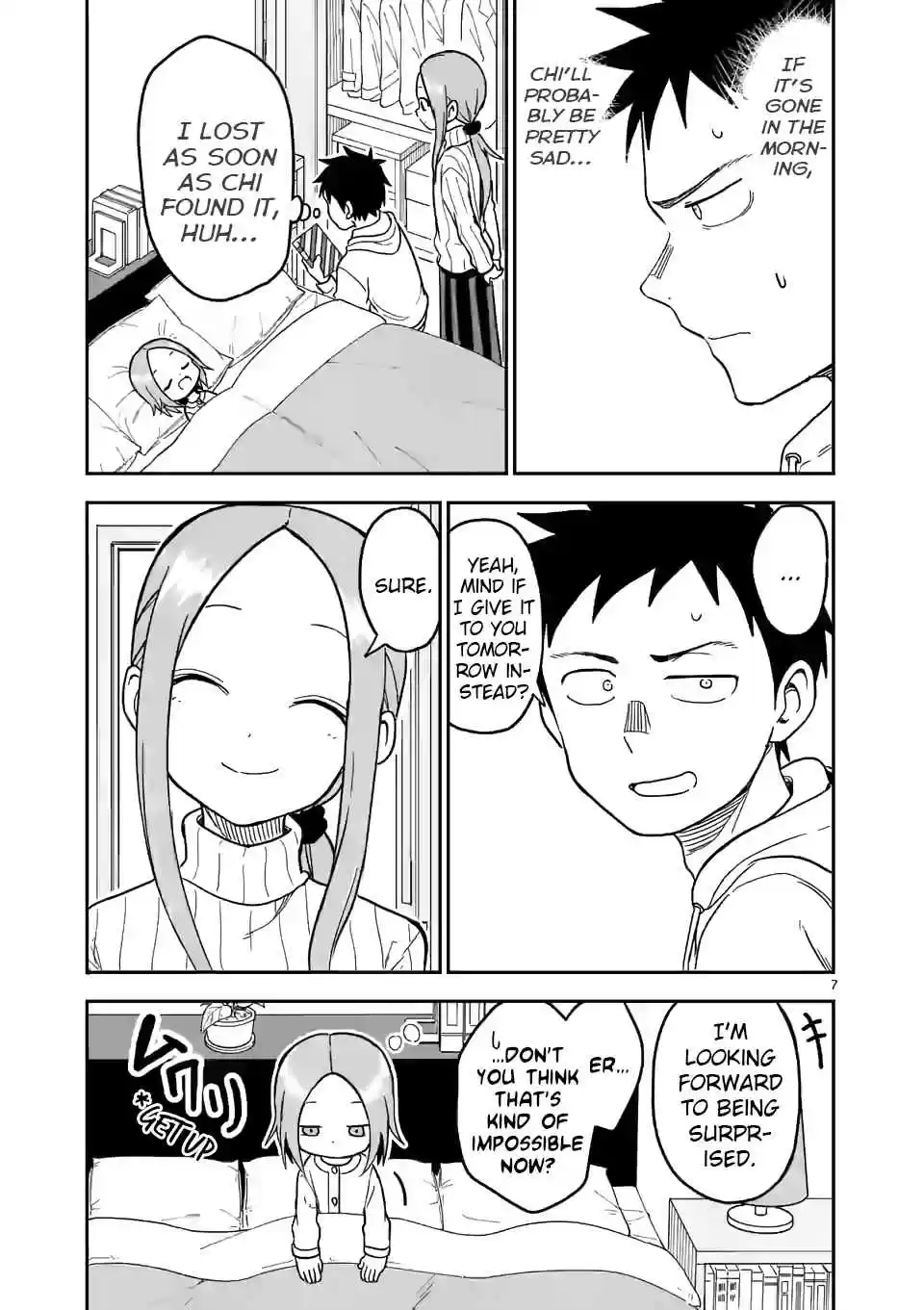 Karakai Jouzu no (Moto) Takagi san Ch. 127