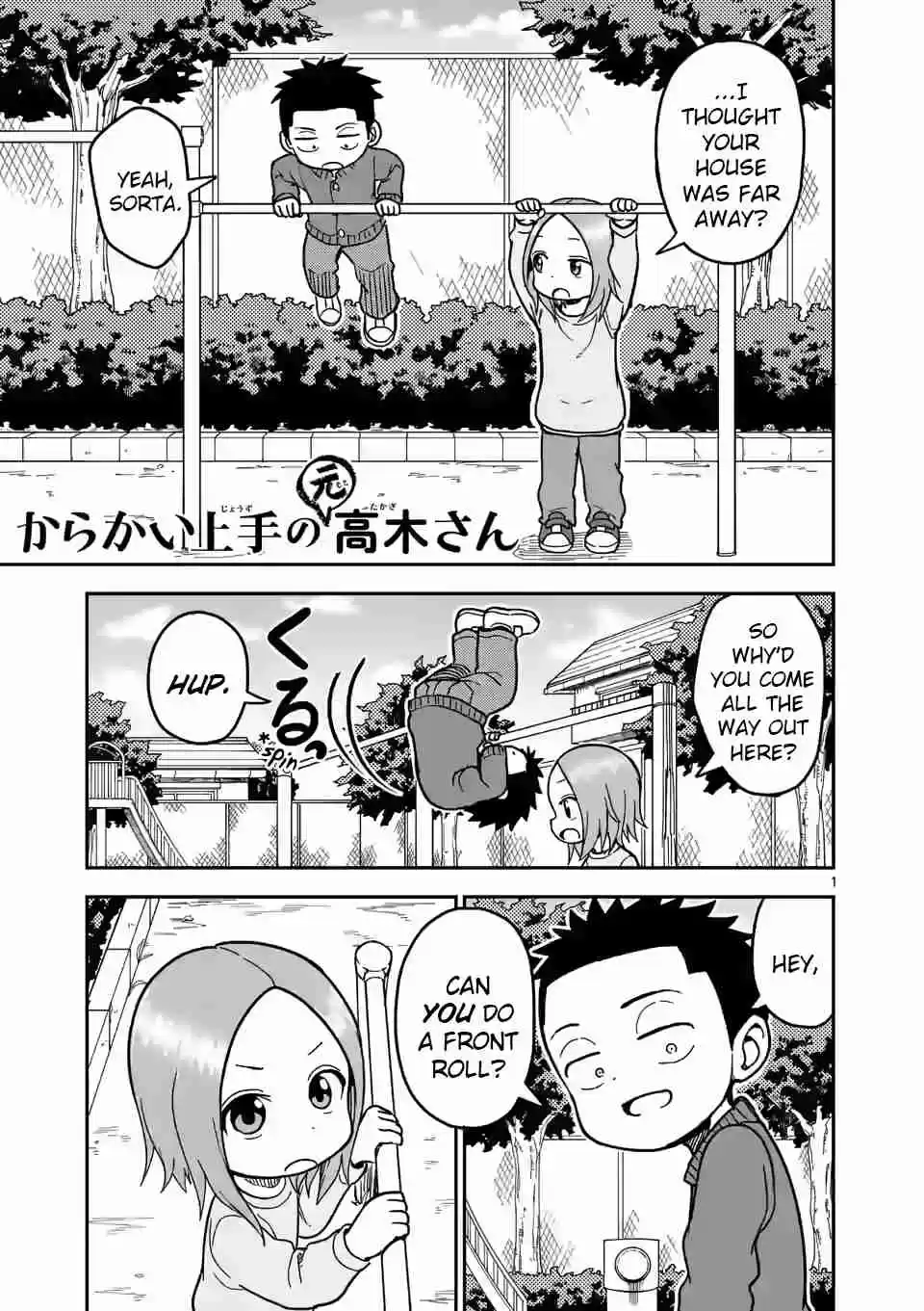 Karakai Jouzu no (Moto) Takagi san Ch. 128