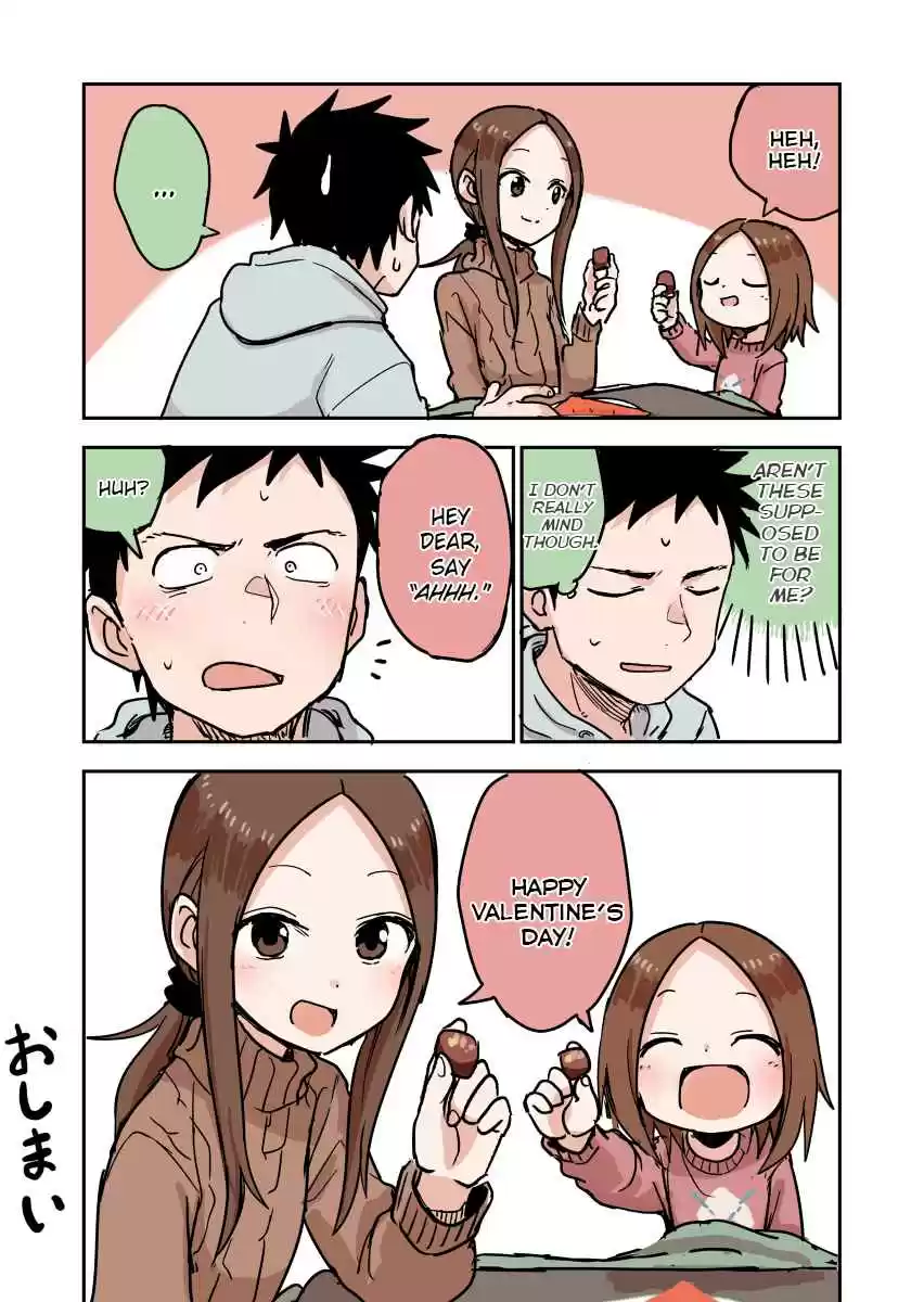 Karakai Jouzu no (Moto) Takagi san Ch. 129.5 Volume 10 Omake Chapter