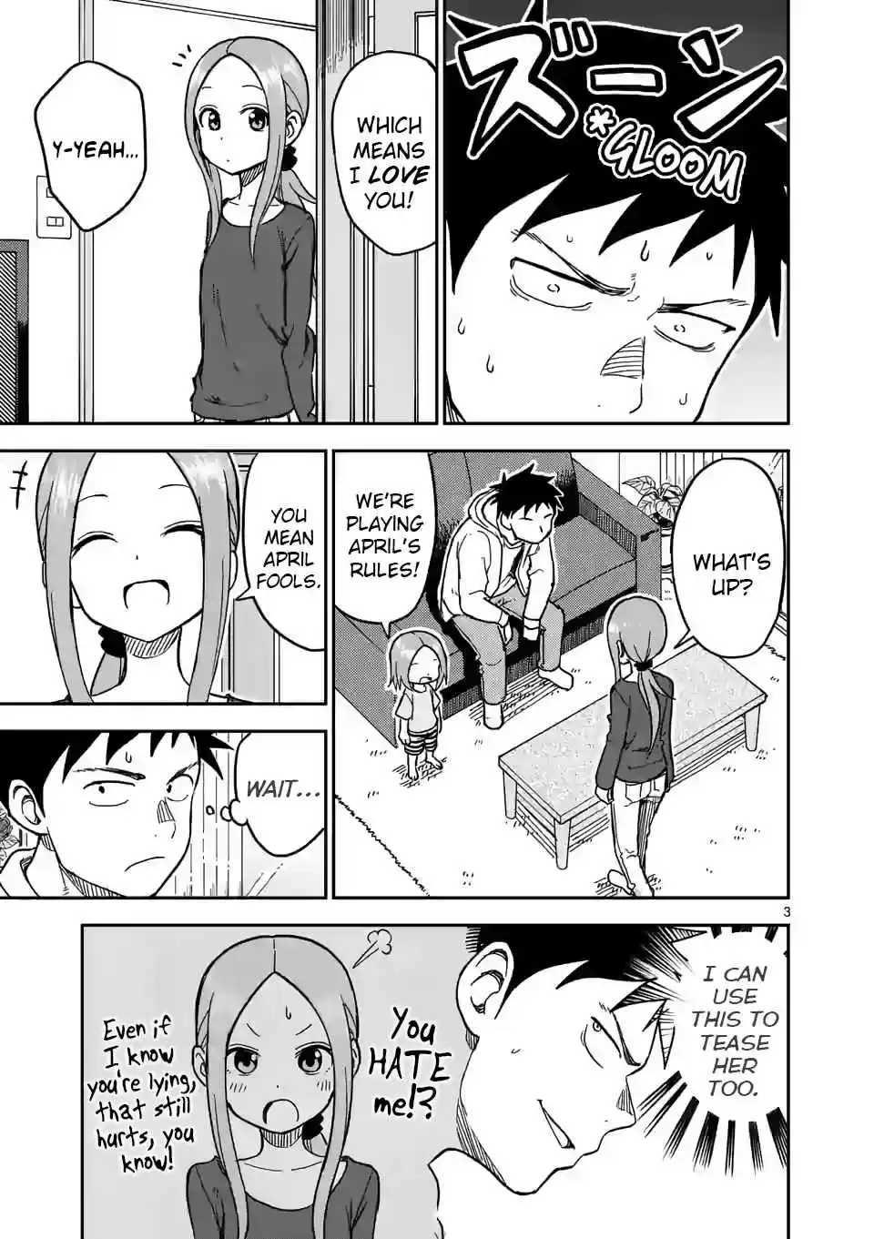Karakai Jouzu no (Moto) Takagi san Ch. 130