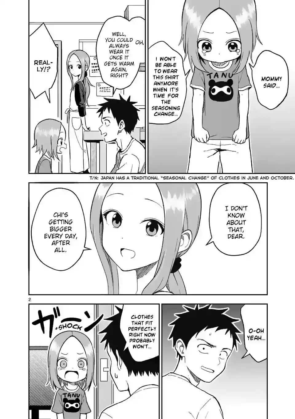Karakai Jouzu no (Moto) Takagi san Ch. 156