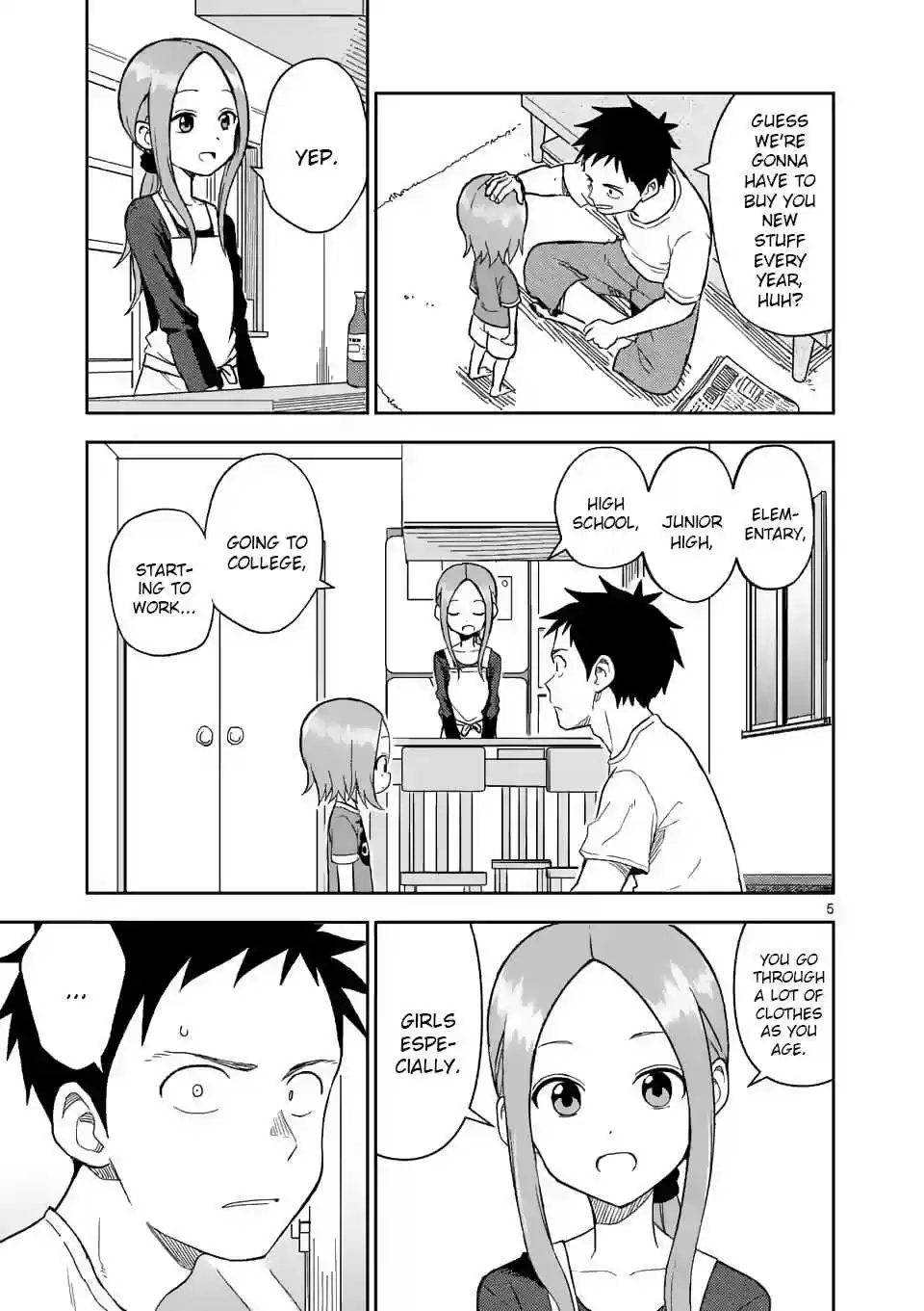 Karakai Jouzu no (Moto) Takagi san Ch. 156