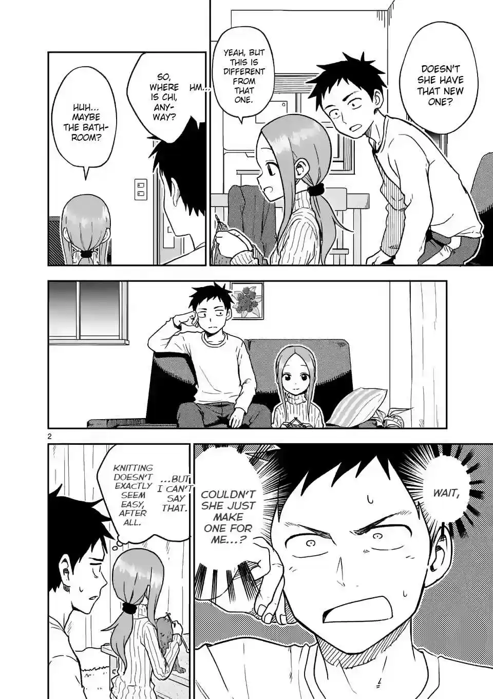 Karakai Jouzu no (Moto) Takagi san Ch. 164