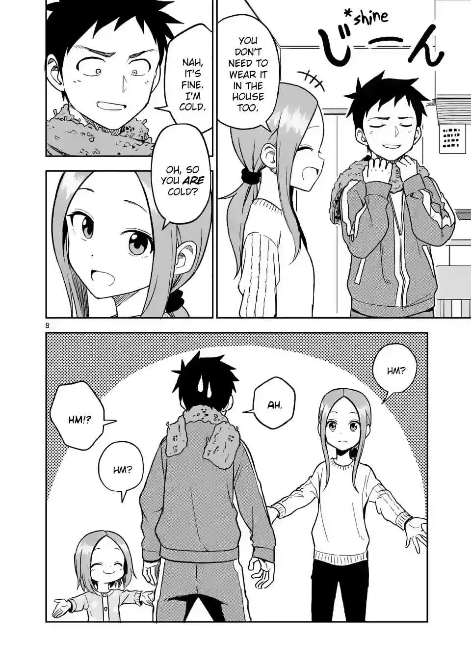 Karakai Jouzu no (Moto) Takagi san Ch. 165