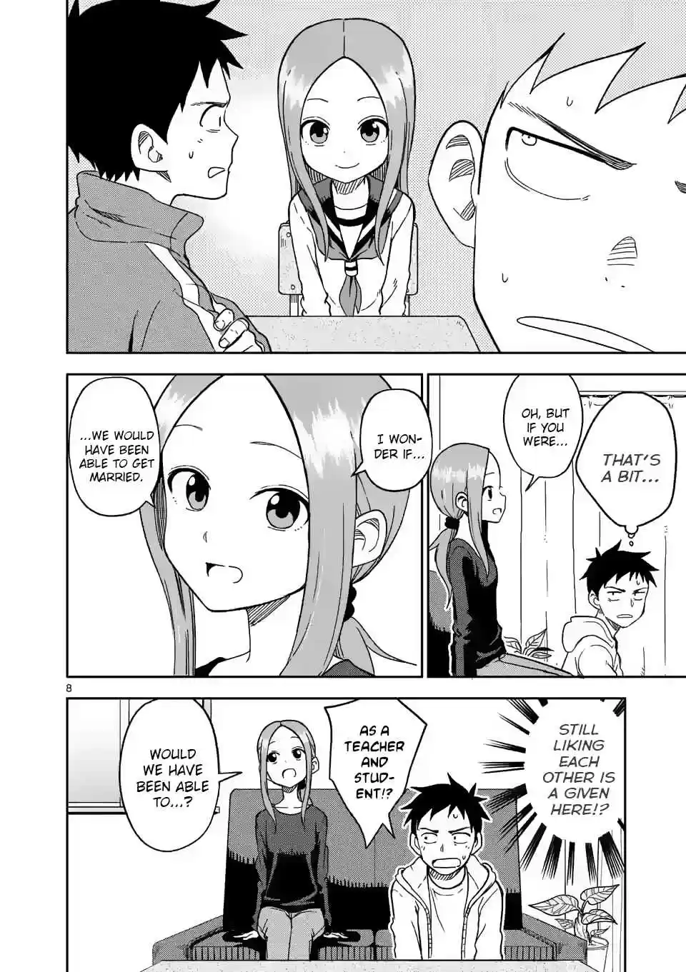 Karakai Jouzu no (Moto) Takagi san Ch. 168