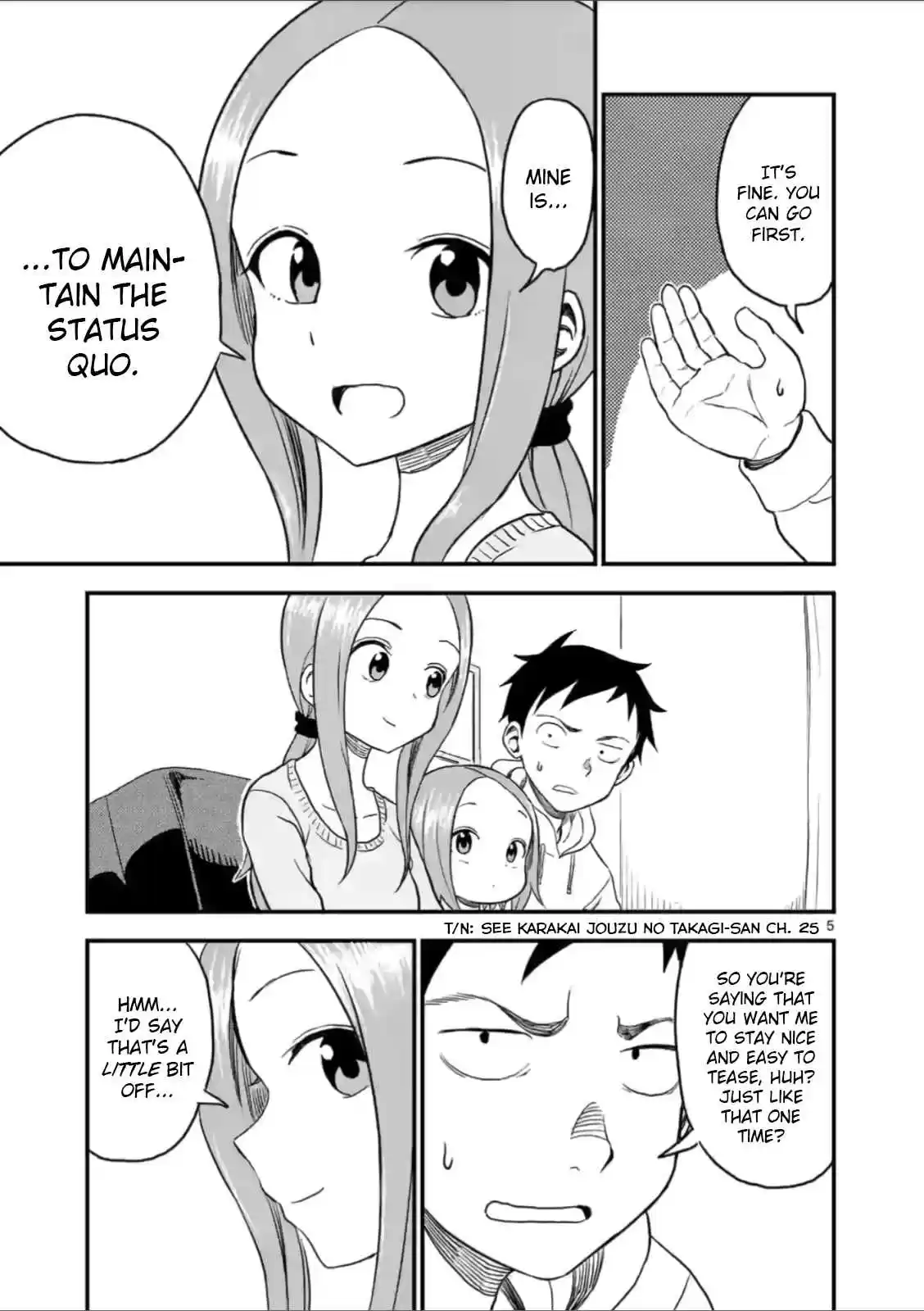 Karakai Jouzu no (Moto) Takagi san Ch. 26