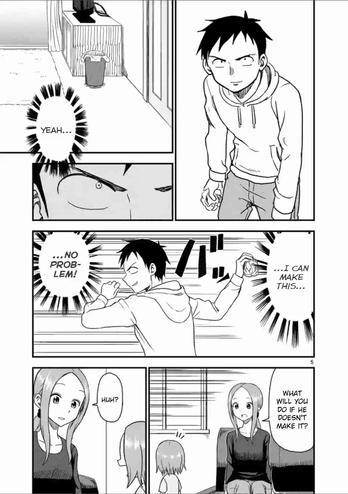 Karakai Jouzu no (Moto) Takagi san Ch. 38