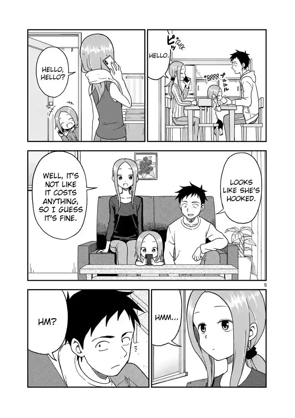 Karakai Jouzu no (Moto) Takagi san Ch. 86