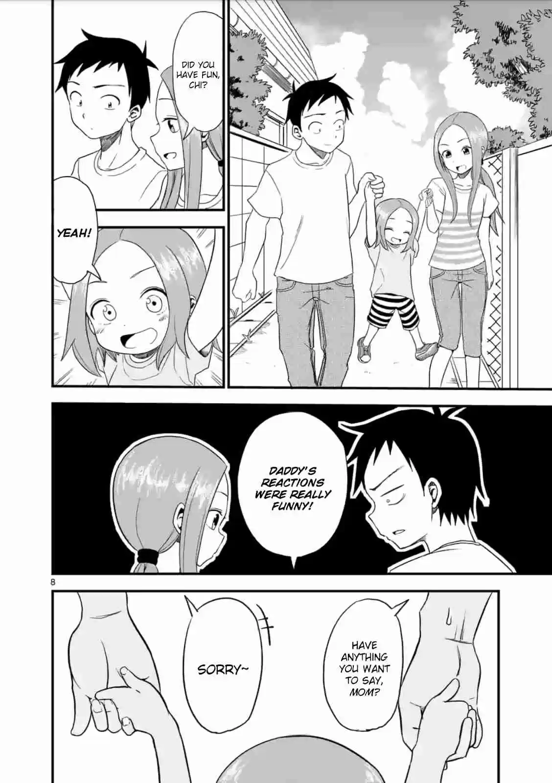 Karakai Jouzu no (Moto) Takagi-san Ch.8